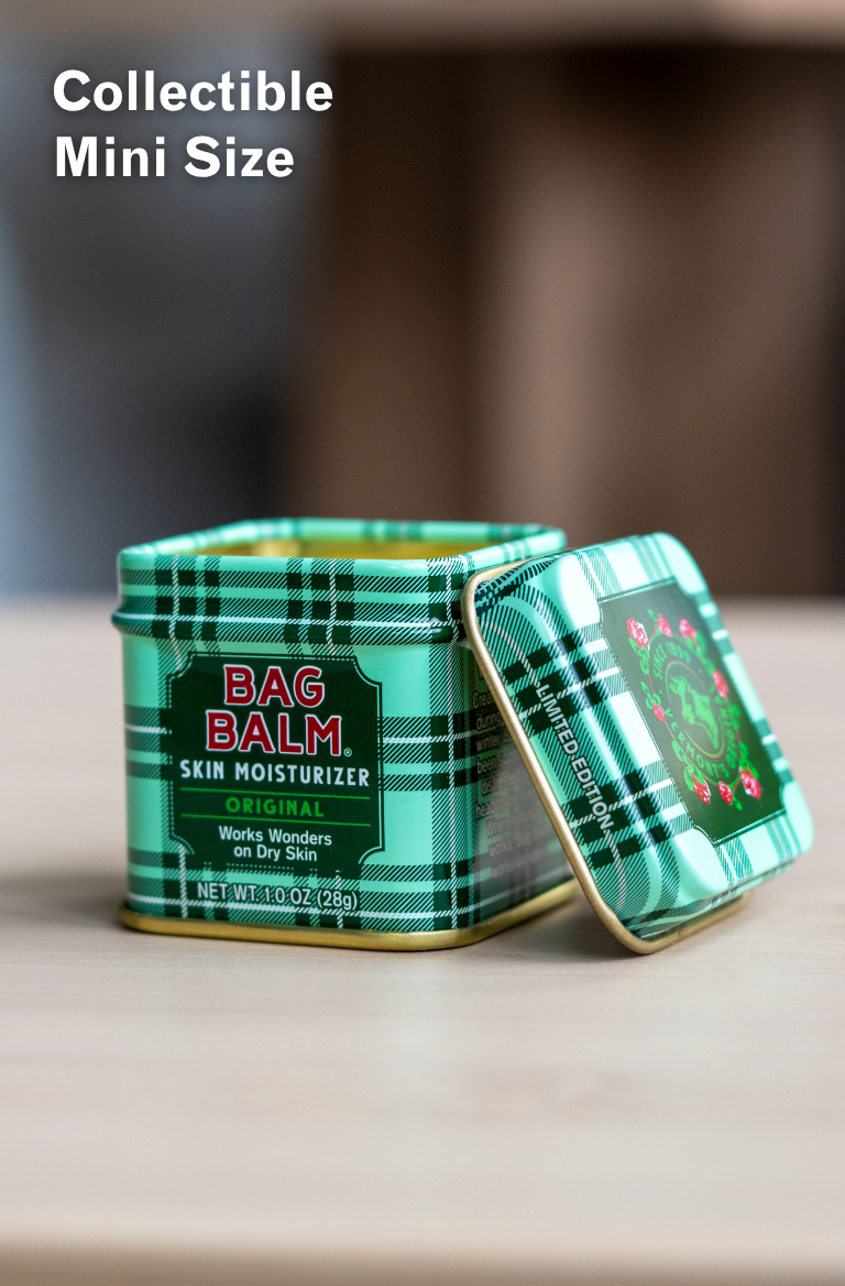 Green Plaid Bag Balm 1oz Tin