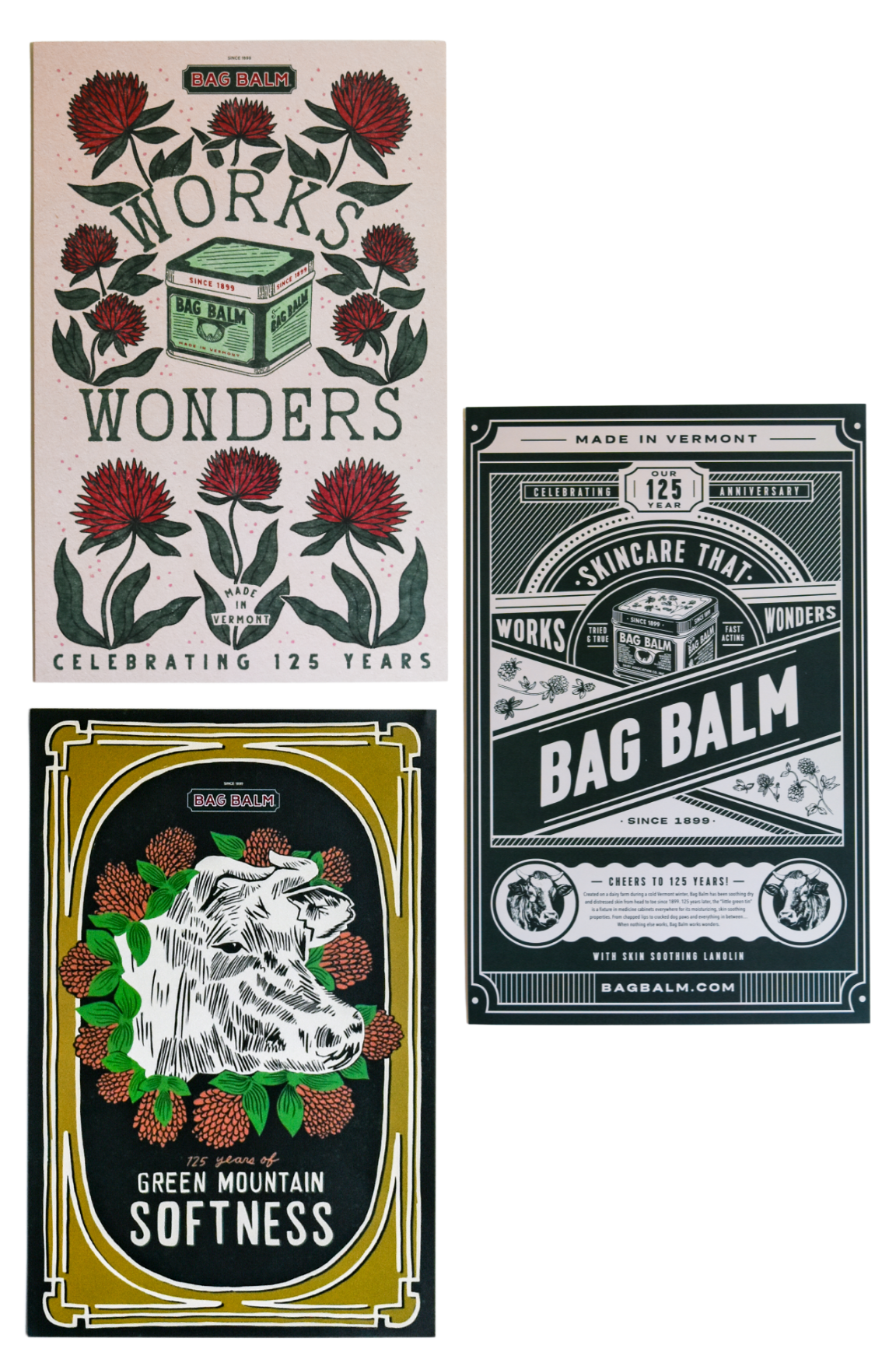 Three Bag Balm posters