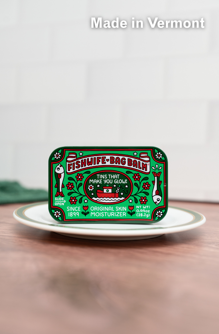 Fishwife X Bag Balm collaboration tin and tubes