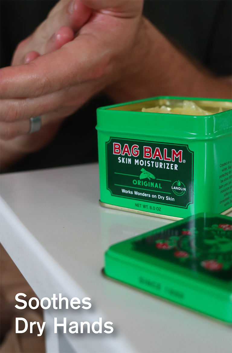 Bag Balm Original 8 oz Tin - Soothes Dry Hands