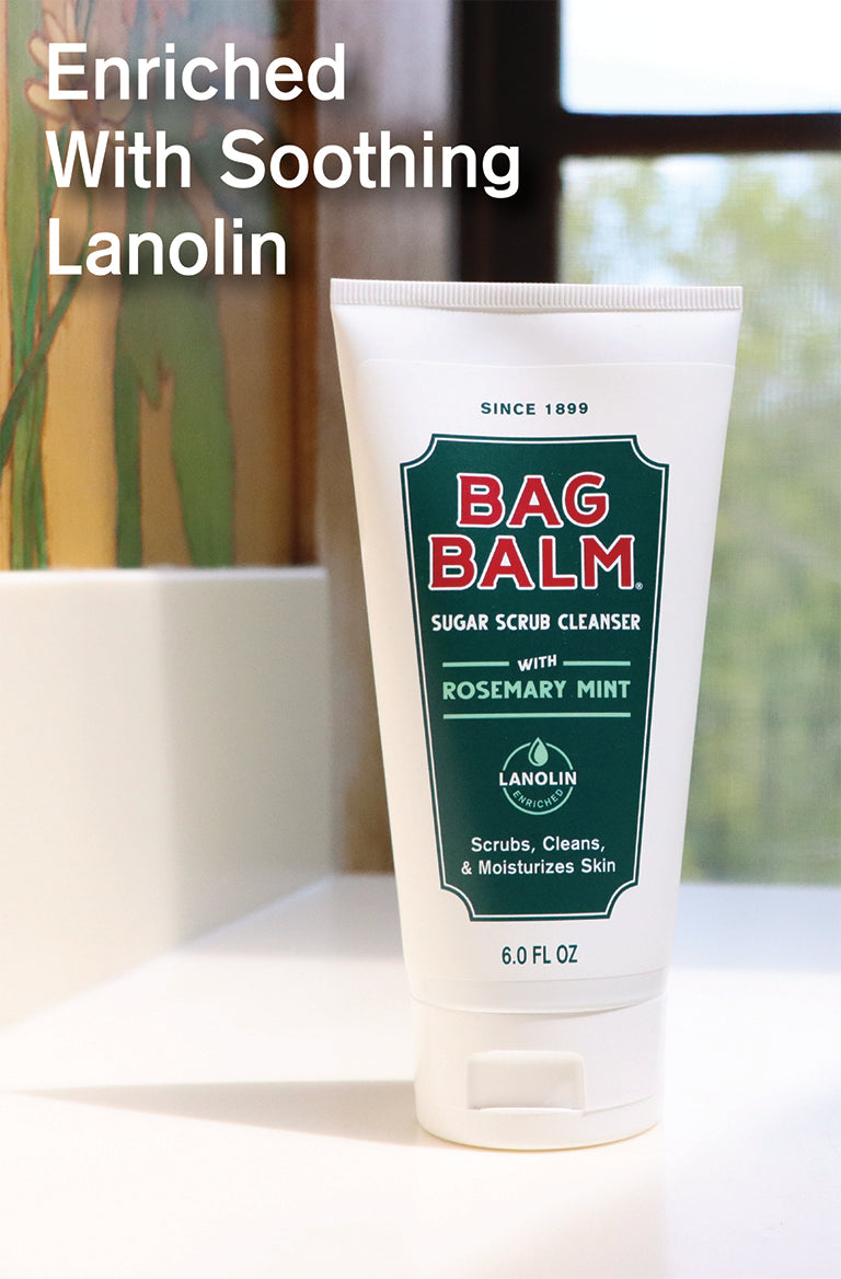 Bag Balm Sugar Scrub Cleanser - Enriched with Soothing Lanolin