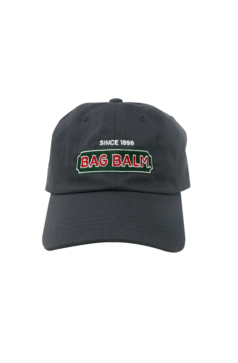 Baseball cap with Bag Balm logo
