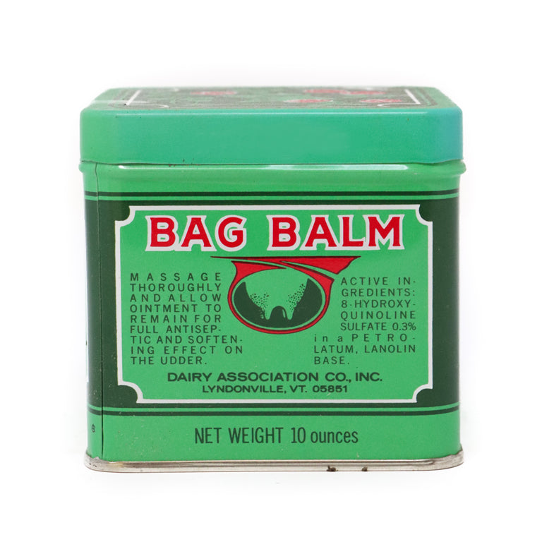 Vintage Bag Balm packaging