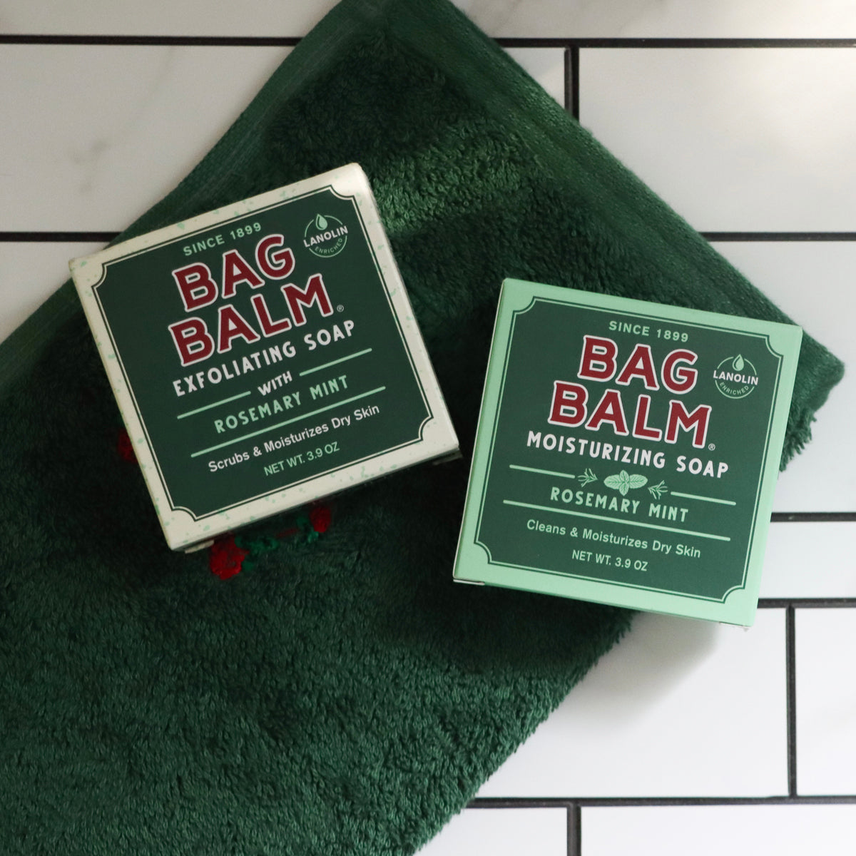 Bag Balm Moisturizing Soap and Bag Balm Exfoliating Soap