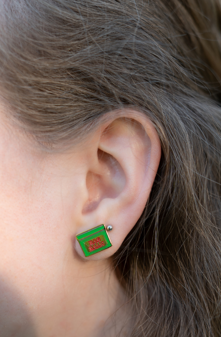 Bag Balm Stud Earring