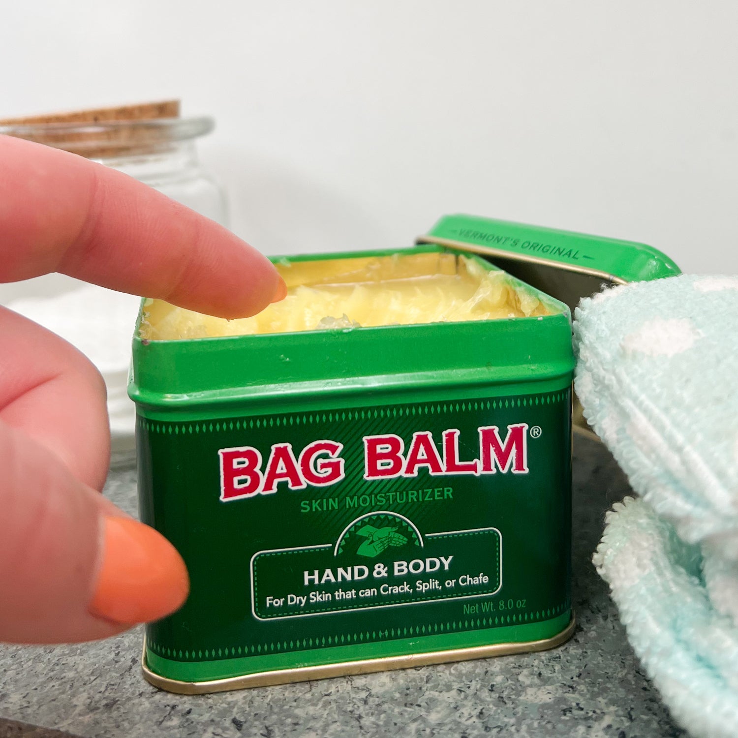 Model and Nurse Maggie Rawlins Loves Bag Balm