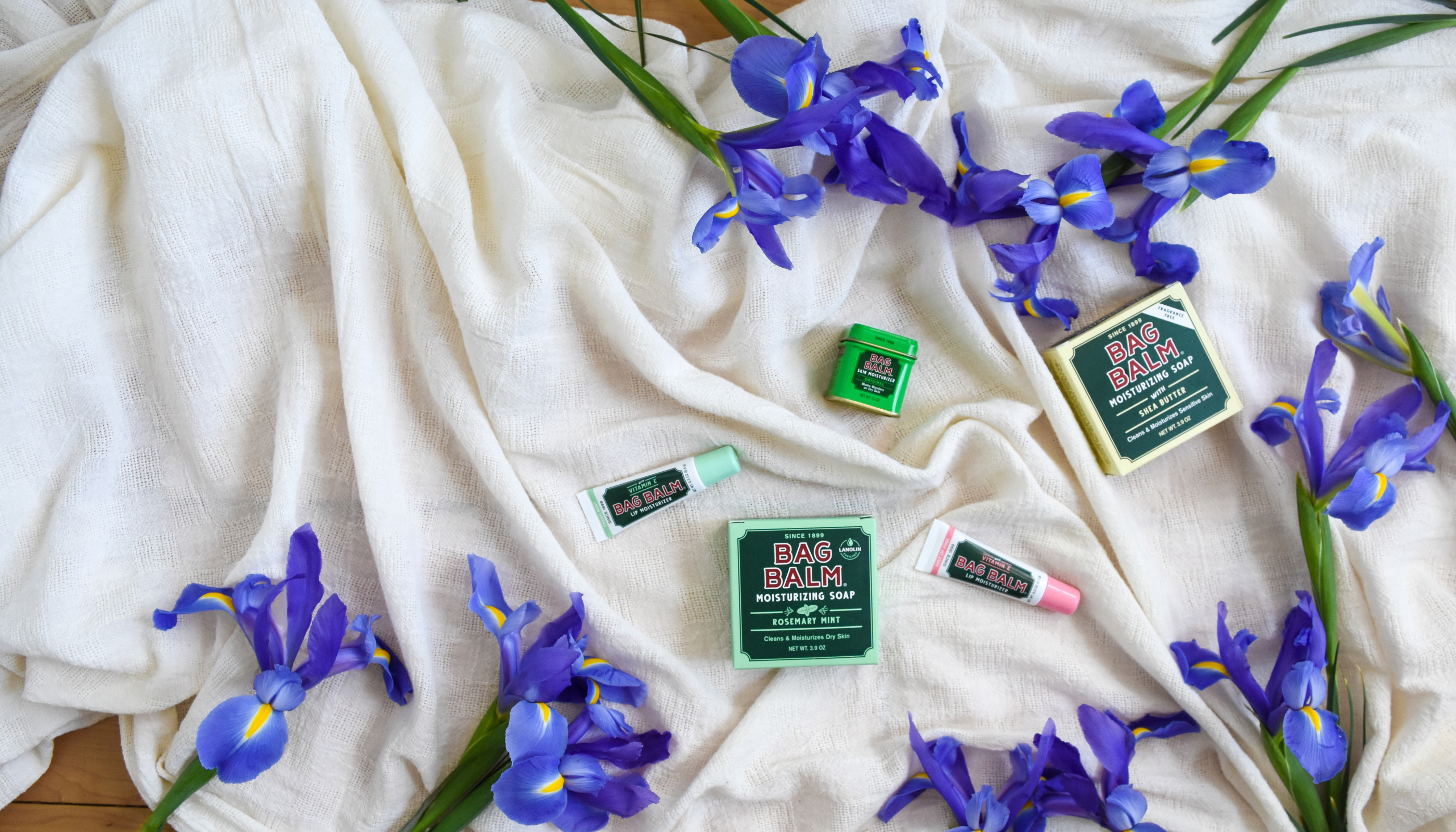 2 Tubes of Lip Balm, 1 Bag Balm Mini Tin, 2 Bag Balm Soaps