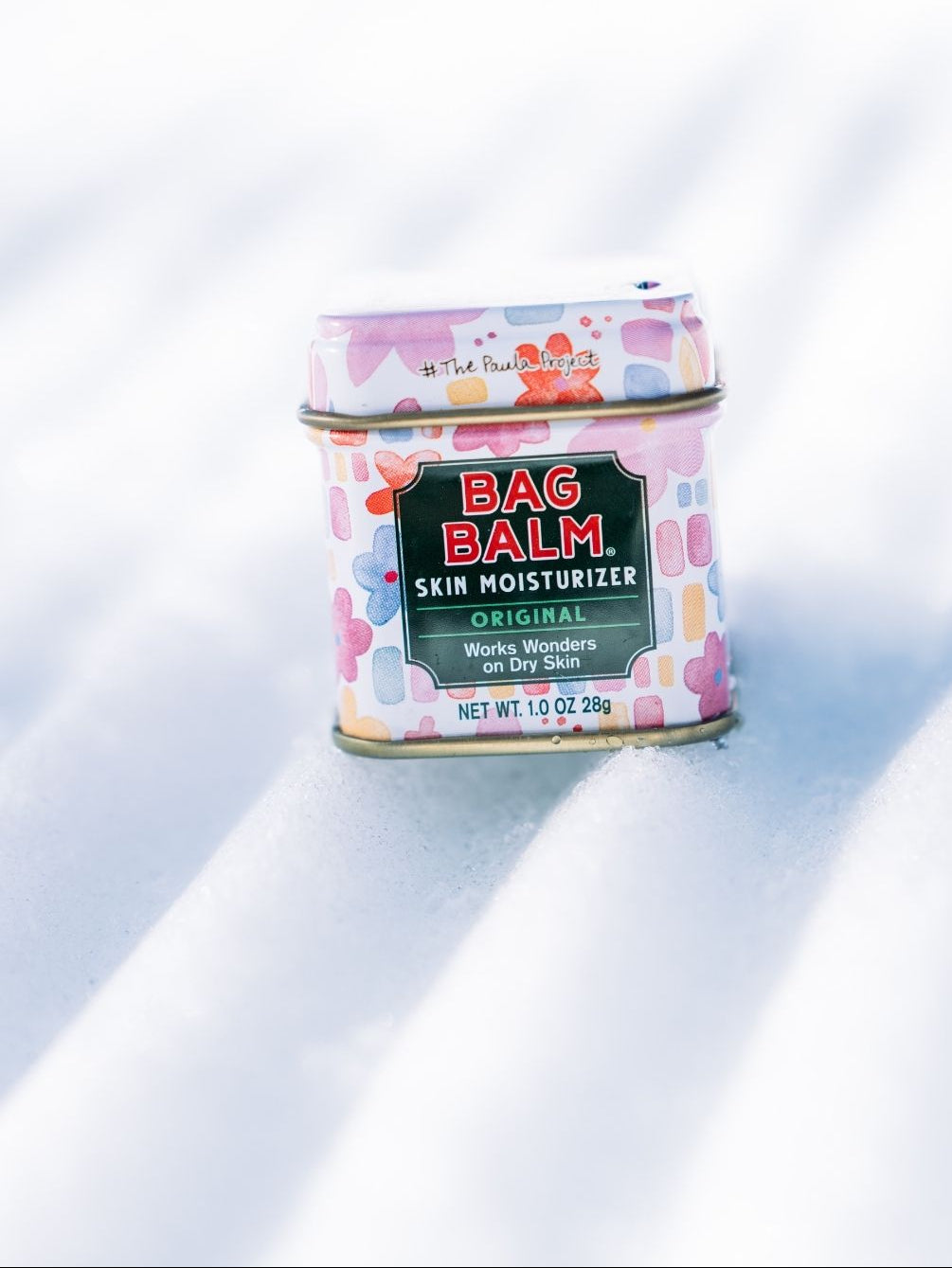Paula Moltzan Limited Edition Bag Balm Tin on Snow