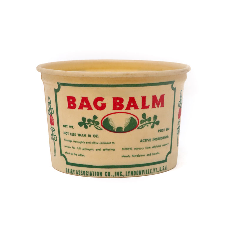 Vintage Bag Balm packaging