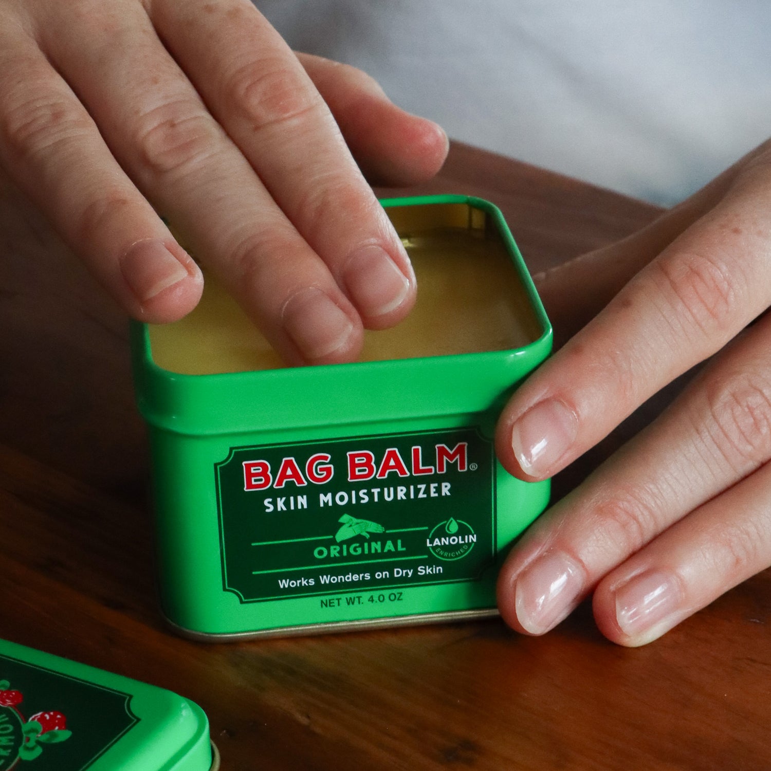 Hand in Bag Balm tin