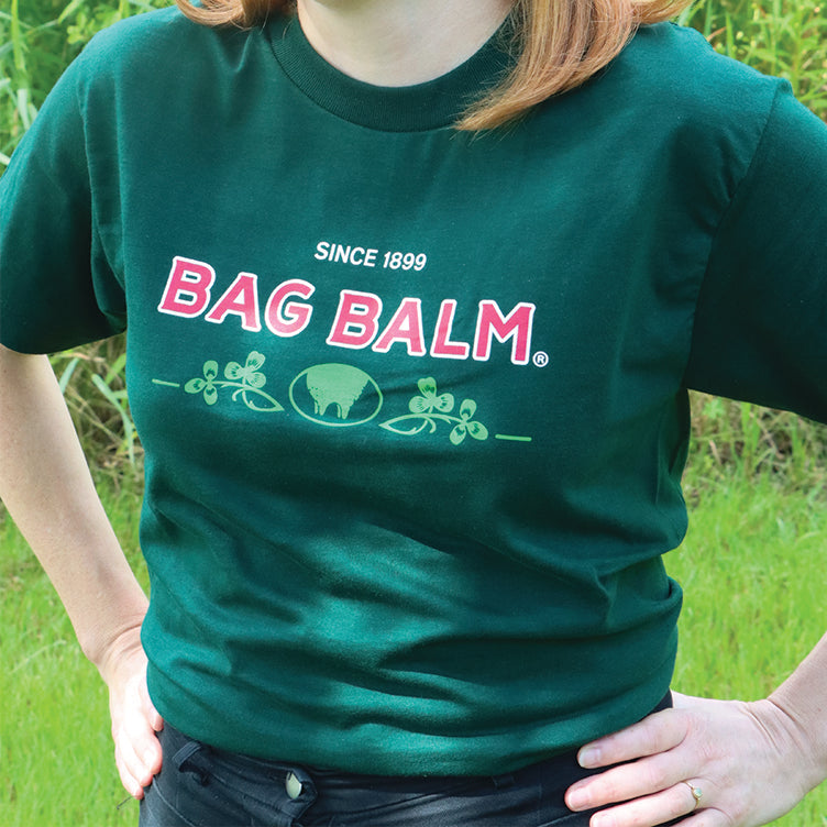 T-Shirt with Bag Balm udder logo