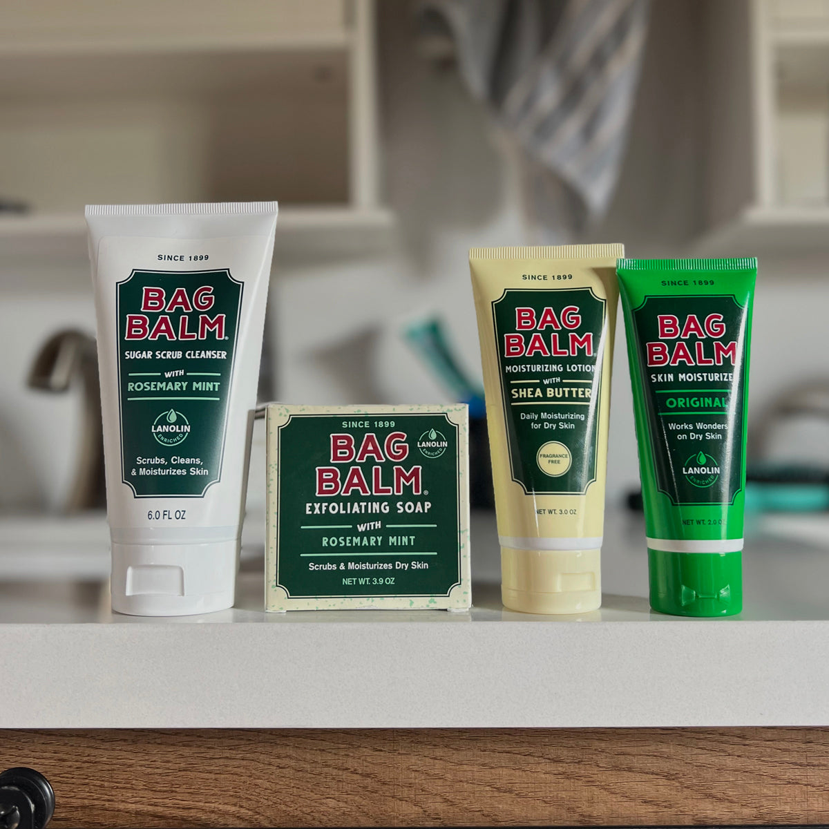 Group of Bag Balm products